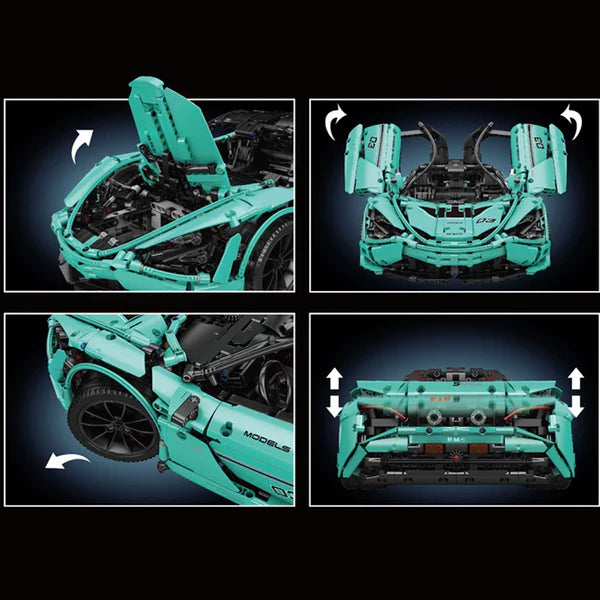 BABY BLUE BRITISH SUPERCAR | 3118 TEILE