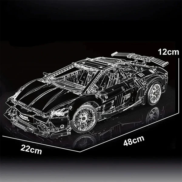 FERNSTEUERBARER NEON BULL | 2208 TEILE