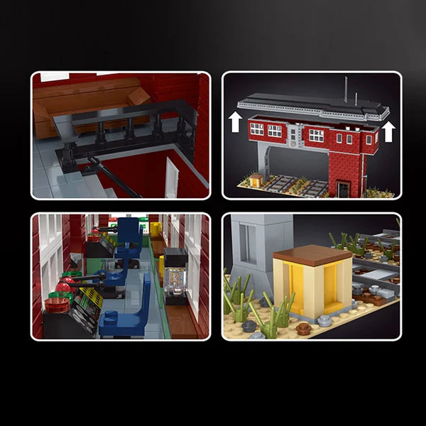 Eisenbahnsignalstation | 654 Teile