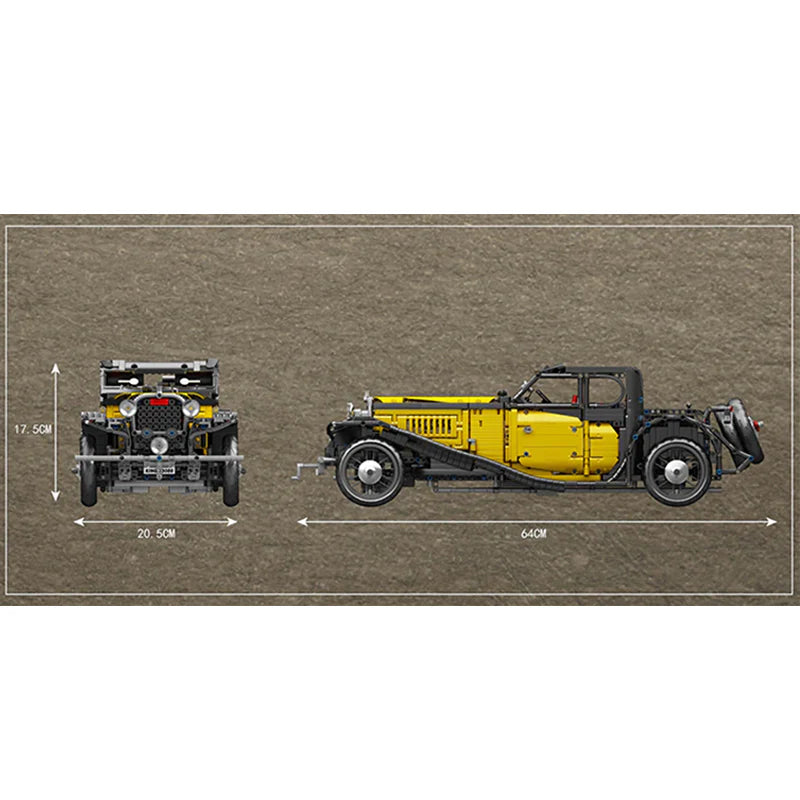 KLASSISCHER LUXUSWAGEN | 3563 TEILE