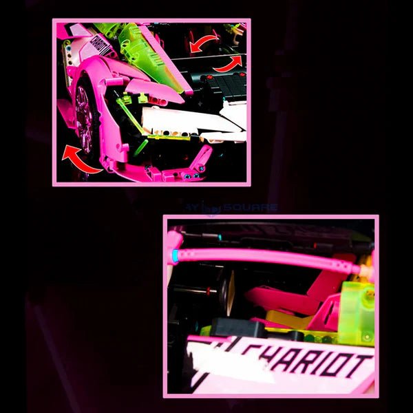 FERNSTEUERBARER "PINK RAMBO" | 3357 TEILE