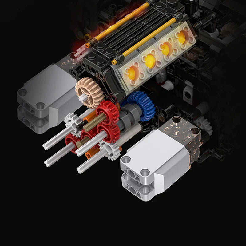 CORSA YELLOW ITALIAN SUPERCAR | 3187 TEILE