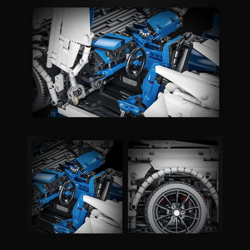 FERNGESTEUERTER CABRIO WHITE BULL | 4037 TEILE