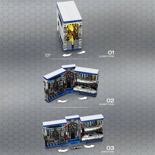 Die U-Boot-Fabrik | 3465 Teile