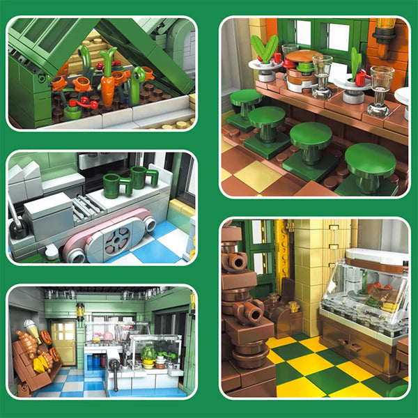 Französisches Restaurant | 3095 Teile