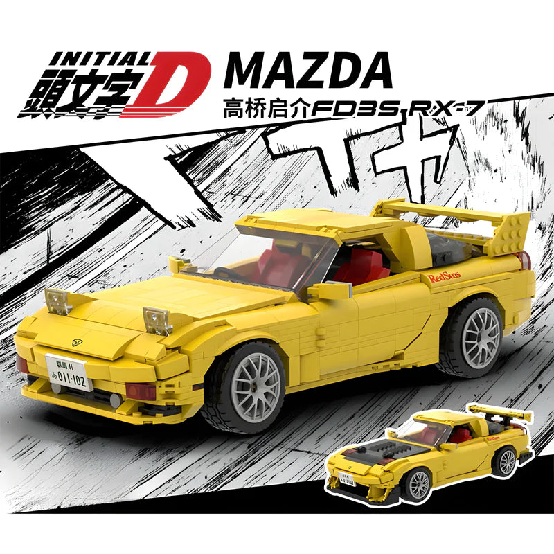 INITIAL D FD3S RX-7 | 1655 TEILE