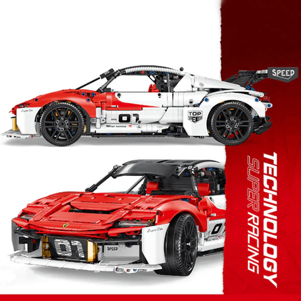 FERNSTEUERBARER DEUTSCHER GT-RENNWAGEN | 2458 TEILE