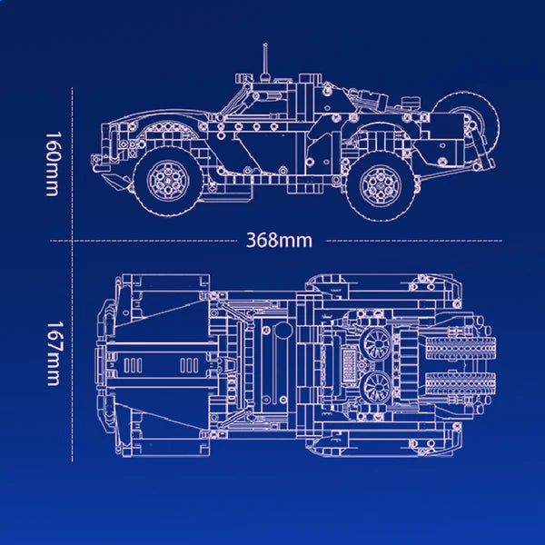DAKAR TROPHY TRUCK | 1340 TEILE