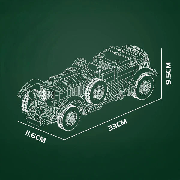 1929 Britisches Rennfahrzeug | 1146 Teile