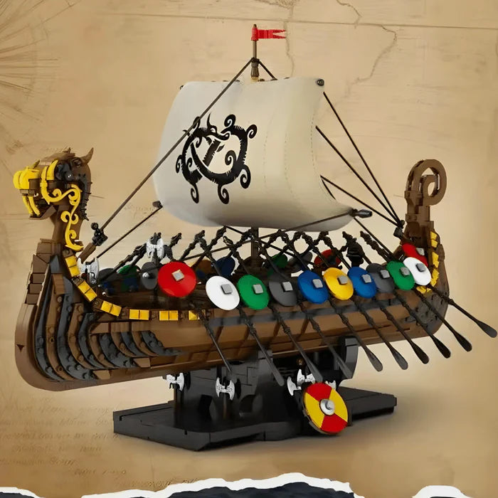 VIKING DRACHENLANGSCHIFF | 2548 TEILE