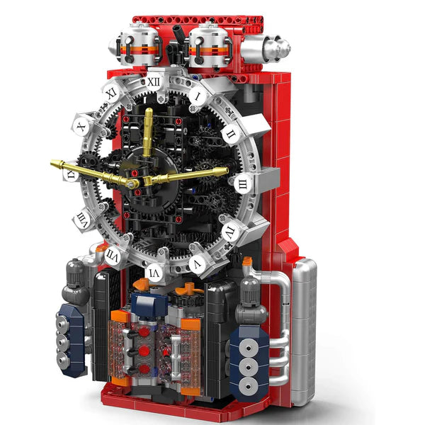 Motorisierte Cyberpunk Mechanische Uhr | 1600 Teile