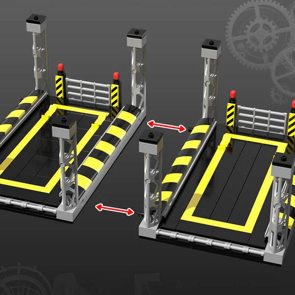 Modular 1:18 Scale Car Park | 190 Teile