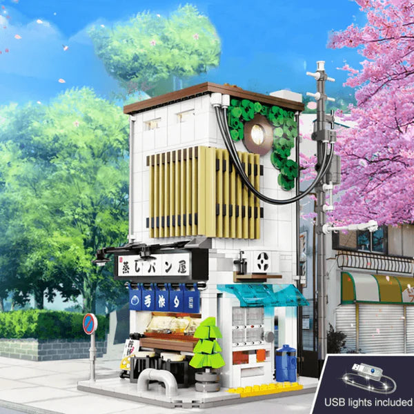 Japanisches Dampfbun-Haus | 1107 Teile