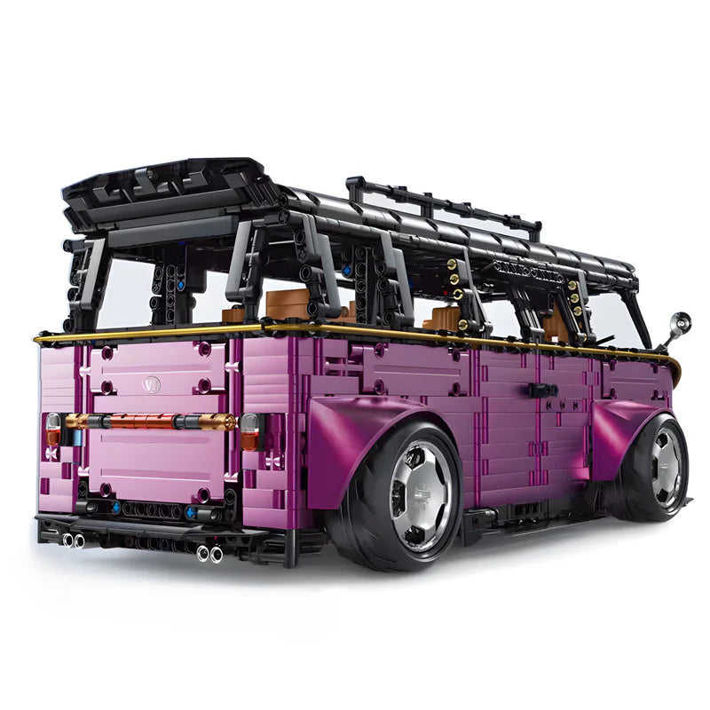 BREITE SATIN PURPUR CAMPERVAN | 3298 TEILE
