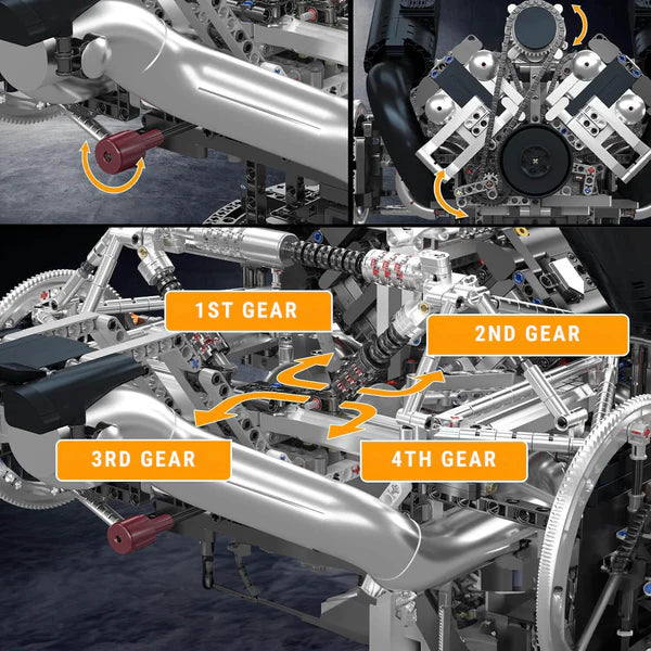 Ultimativer Skandinavischer 5L V8 Motor & Getriebe | 3191 Teile