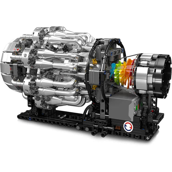 Motorisierter Turbofan-Motor | 1213 Teile