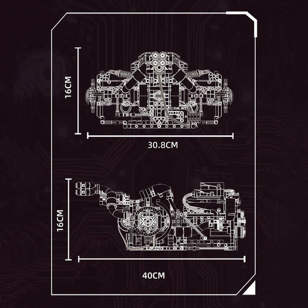 V8 Supercar-Powertrain | 1393 Teile