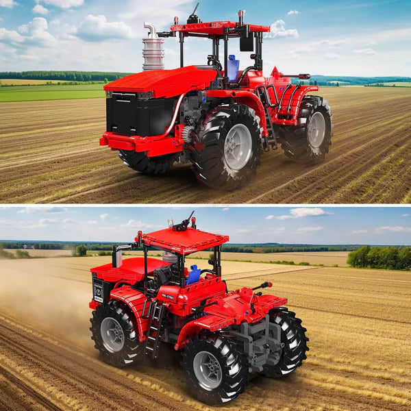 Ferngesteuerter Roter Traktor | 1299 Teile