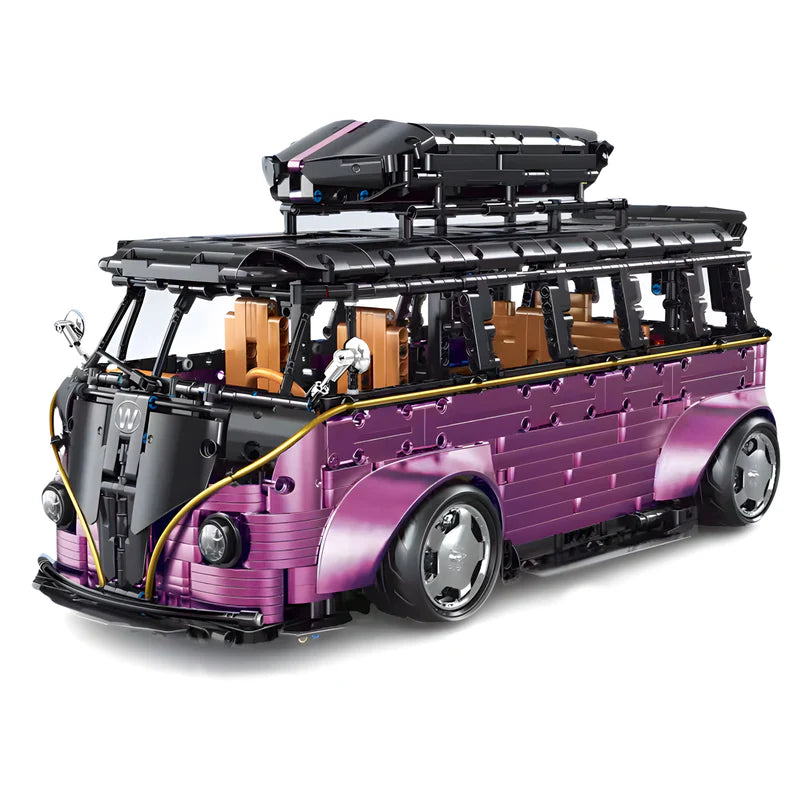 BREITE SATIN PURPUR CAMPERVAN | 3298 TEILE
