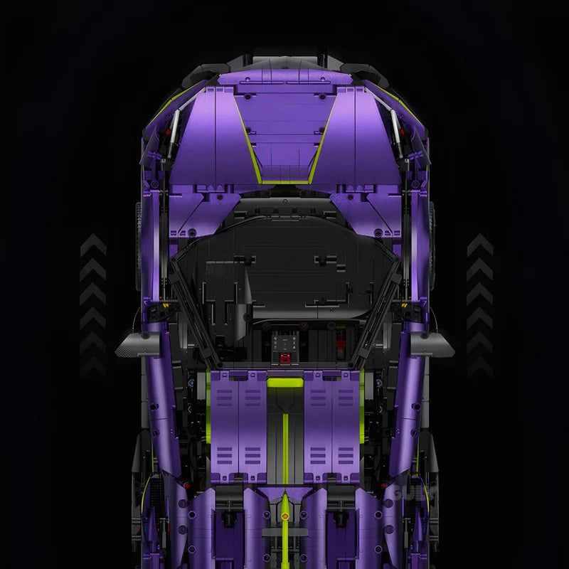 PURPLE FLAKE EDITION V10 SUPERCAR | 3658 TEILE
