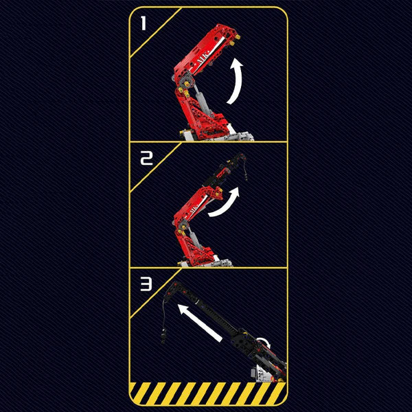 Ferngesteuerter Kranwagen | 2529 Teile
