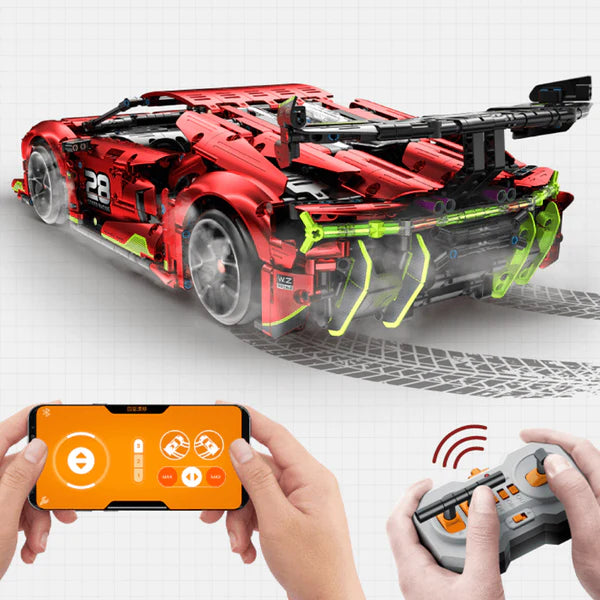 DRIFTING SATIN RED HYPERCAR | 2201 TEILE