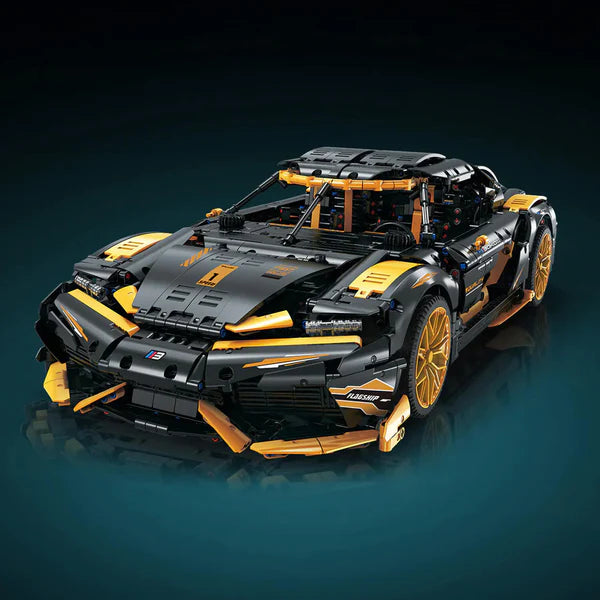 FERNSTEUERBARES SCHWEDISCHES 4-TÜREN HYPERCAR | 2944 TEILE