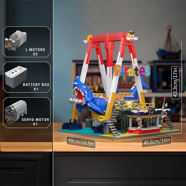 Motorisierte Haifisch-Schaukel | 1921 Teile