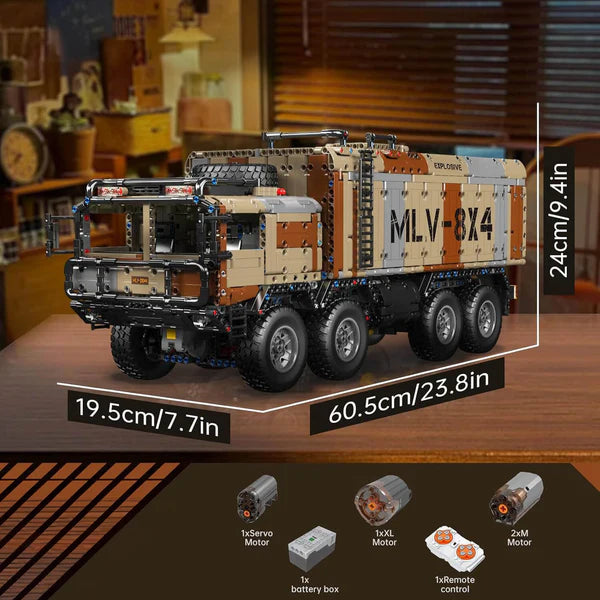 Wüstentarnung Raketenwerfer-Truck | 3593 Teile