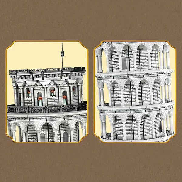 Der Ultimative Schiefe Turm von Pisa | 7651 Teile