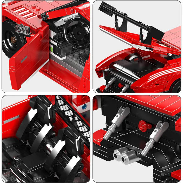 DAS LEGENDÄRE DEUTSCHE LANGLEBIGE RENNAUTO | 1716 TEILE