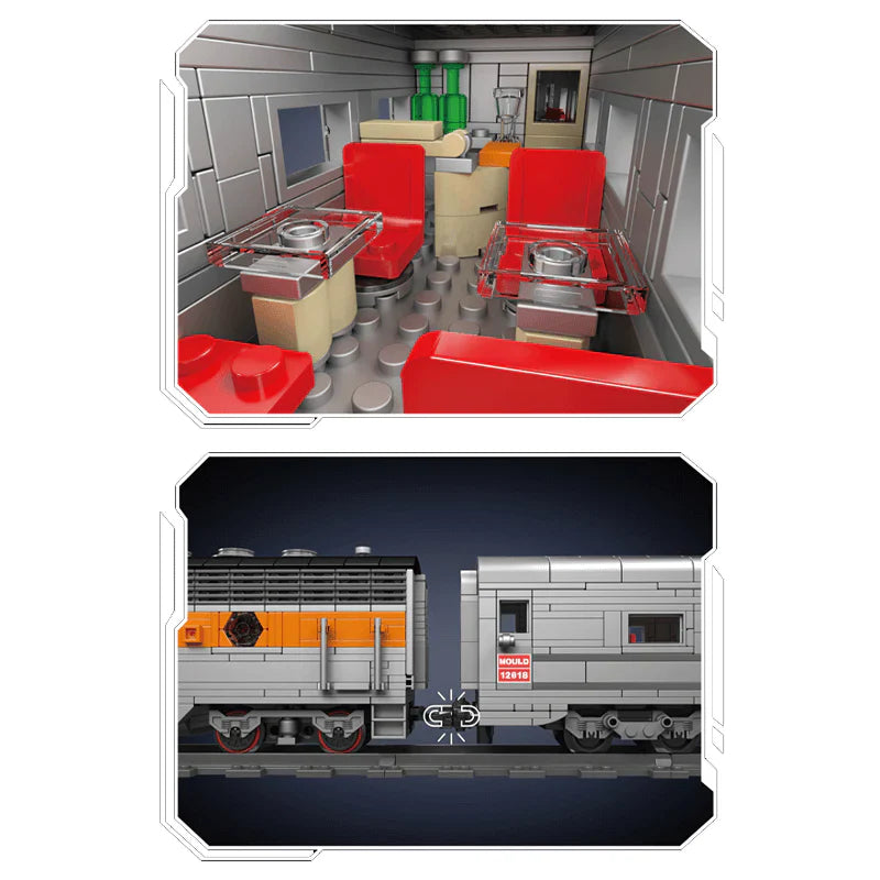 EMD F7 LOCOMOTIVE | 1540 TEILE