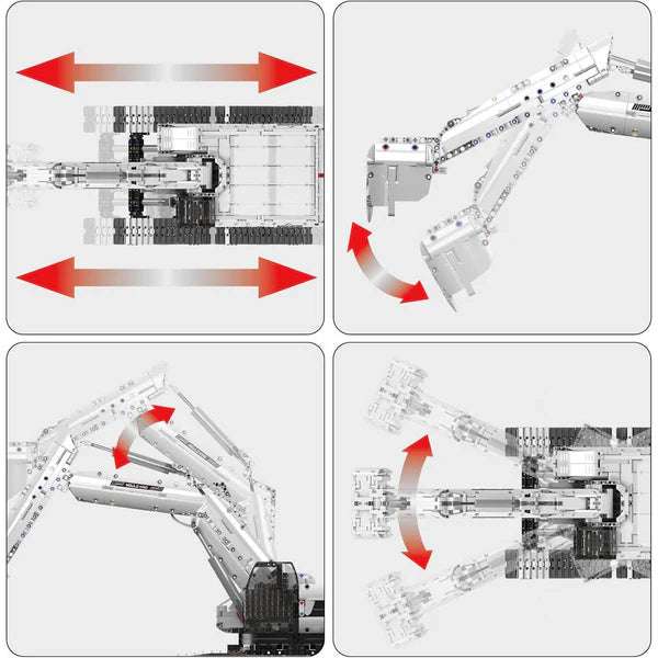 Schwerer Kettenbagger | 3194 Teile