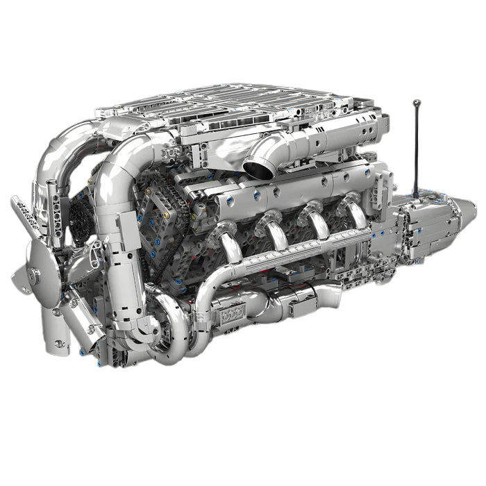Ultimativer Chrom 5.5L V8-Motor & Getriebe | 2898 Teile