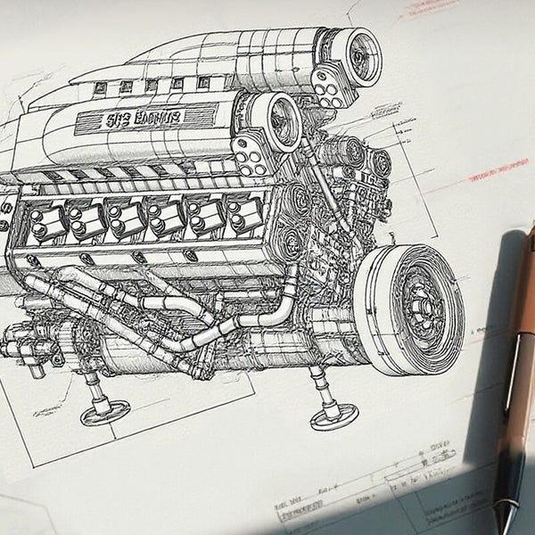 Legendärer „Prancing Horse“ V12-Motor | 1239 Teile