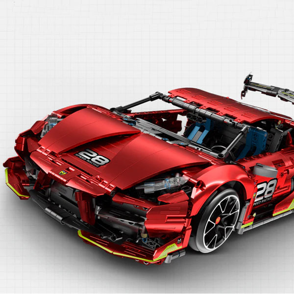 DRIFTING SATIN RED HYPERCAR | 2201 TEILE