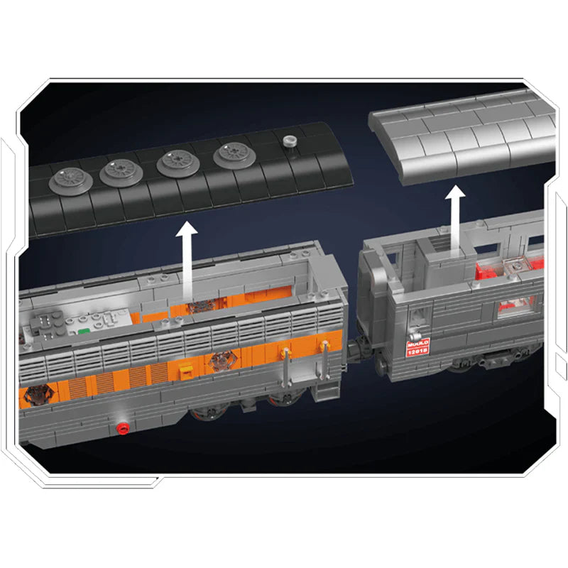EMD F7 LOCOMOTIVE | 1540 TEILE