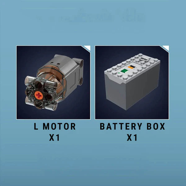 Motorisierte Wasserrutsche | 2087 Teile