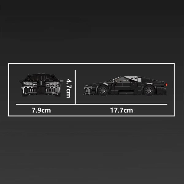 The Black Mamba Hypercar | 410 Teile