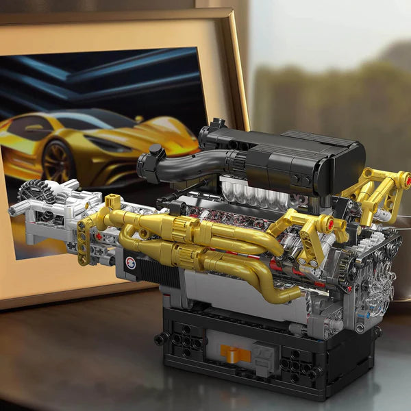 6,5L Natürlich Angesaugter V12 Britischer Motor | 973 Teile