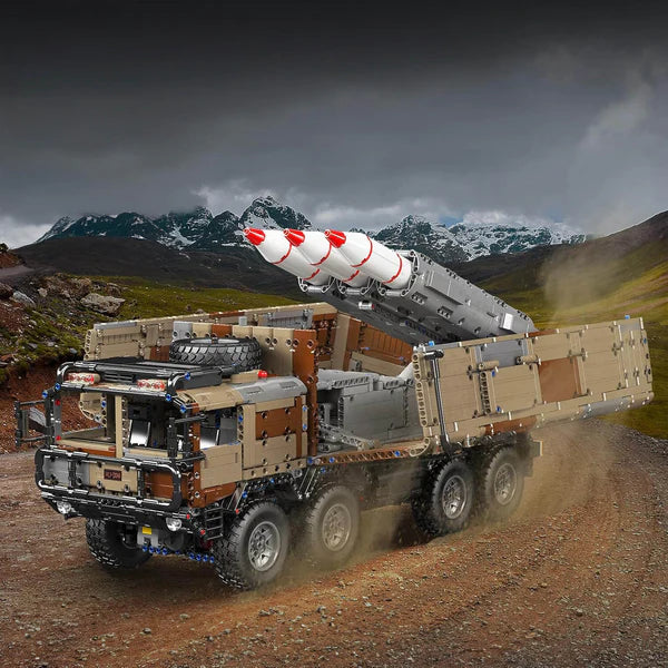 Wüstentarnung Raketenwerfer-Truck | 3593 Teile