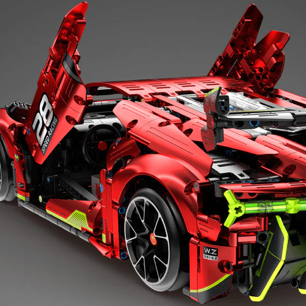 DRIFTING SATIN RED HYPERCAR | 2201 TEILE