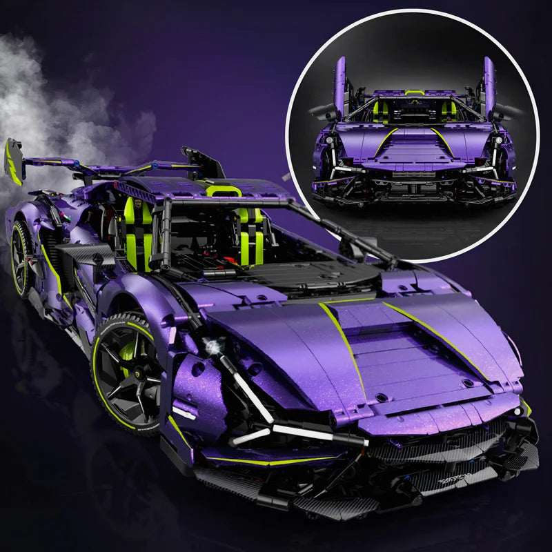 PURPLE FLAKE EDITION V10 SUPERCAR | 3658 TEILE