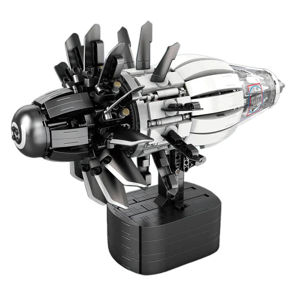 Motorisierter Flugzeugmotor | 1350 Teile