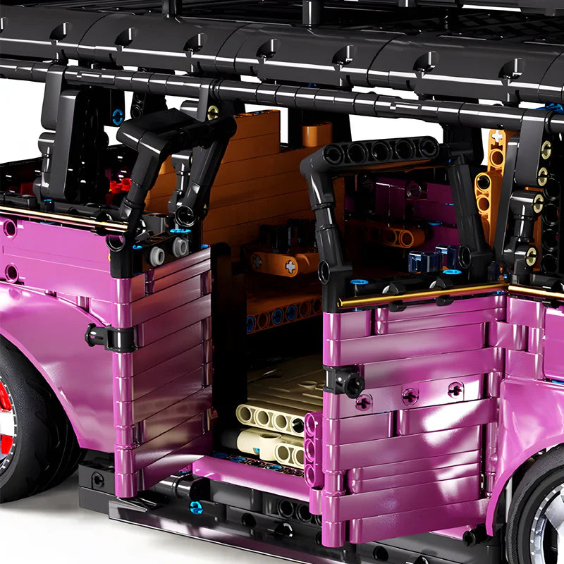 BREITE SATIN PURPUR CAMPERVAN | 3298 TEILE