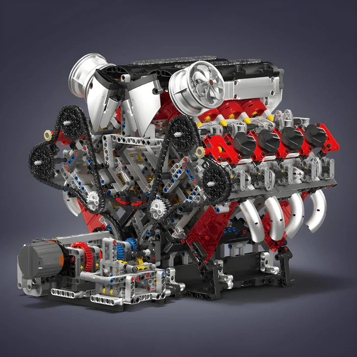 Motorisierter Italienischer V8-Motor | 2717 Teile
