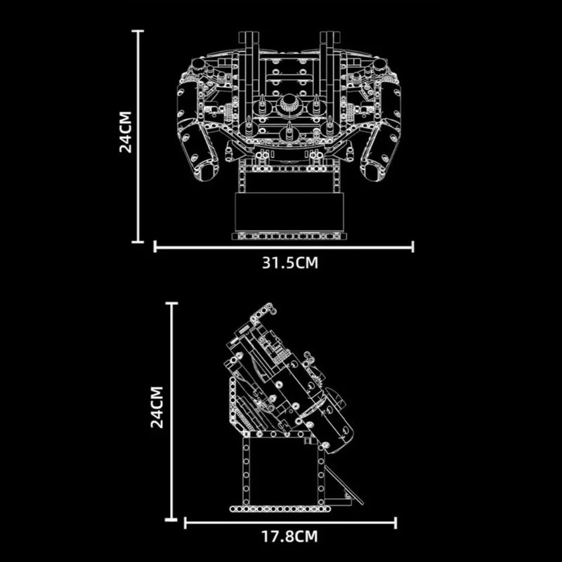1:1 Grand Prix Lenkrad | 834 Teile