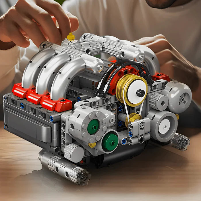 Motorisierter 6-Zylinder-Motor | 608 Teile