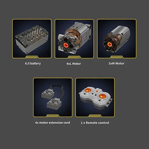 Ferngesteuerter Kranwagen | 4011 Teile