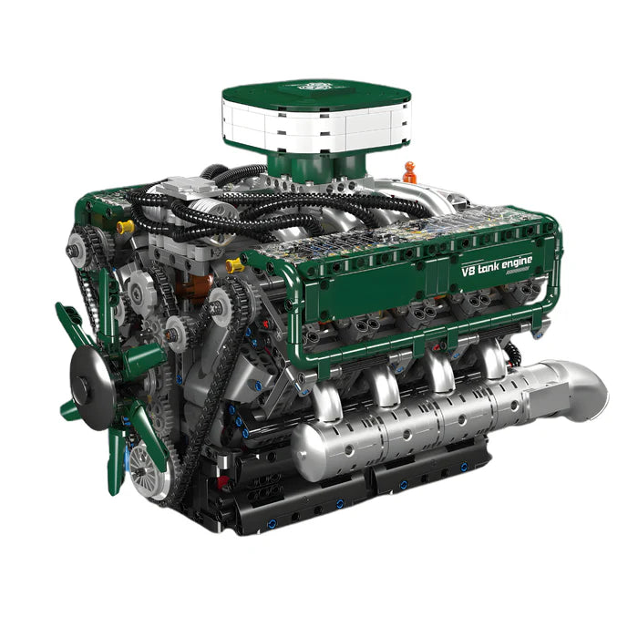 Motorisierter V8-Panzer-Motor | 2250 Teile